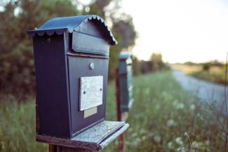 black mail box by Davide Baraldi courtesy of Unsplash.